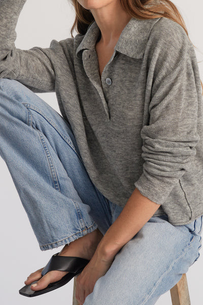 Polo Alpaca Sweater | Almina Concept