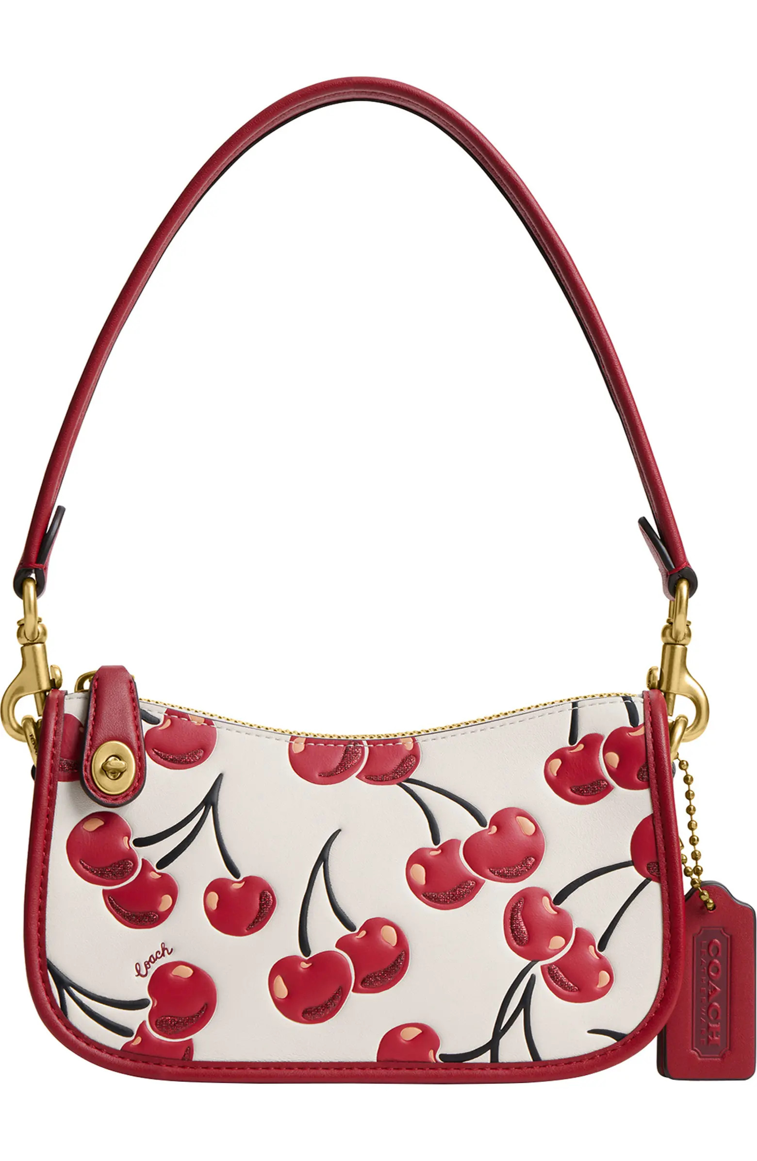 COACH The Originals Cherry Leather Shoulder Bag | Nordstrom | Nordstrom