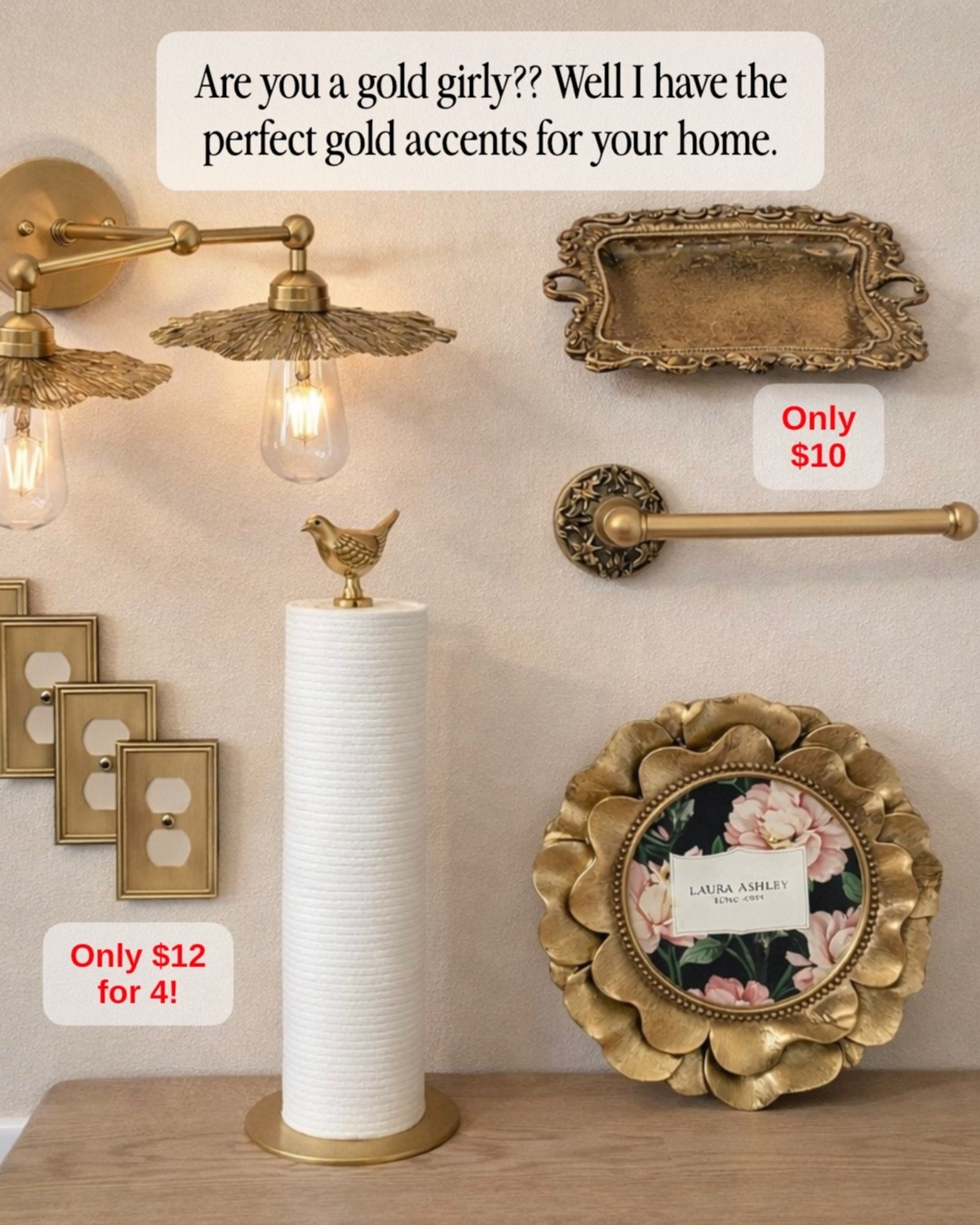 Gold is life for me. Love what it adds to a space

#LTKSeasonal #LTKHome