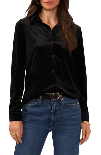 Vince Camuto Velvet Bouse in Rich Black at Nordstrom Rack, Size Medium | Nordstrom Rack