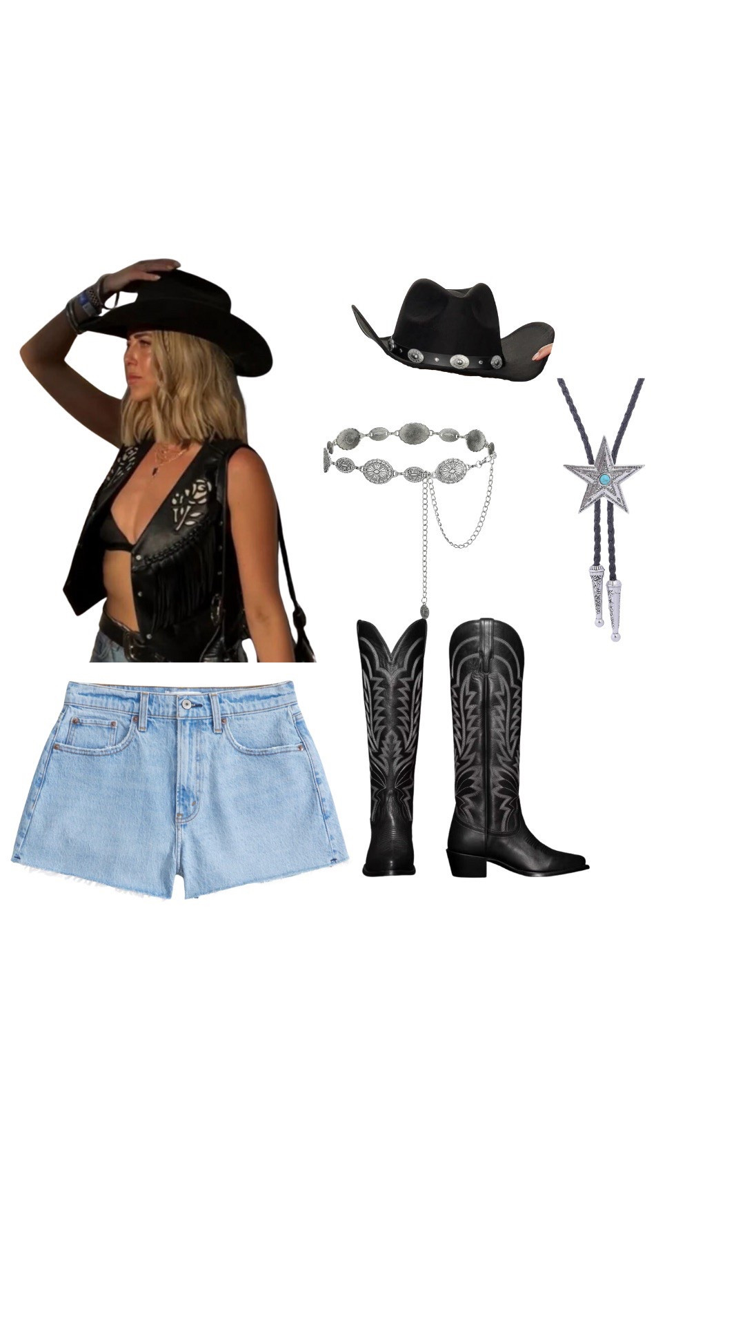 Stagecoach and festival season outfit idea. 
#stagecoach #festivalseason #festivaloutfit 

#LTKStyleTip #LTKFindsUnder100 #LTKFestival