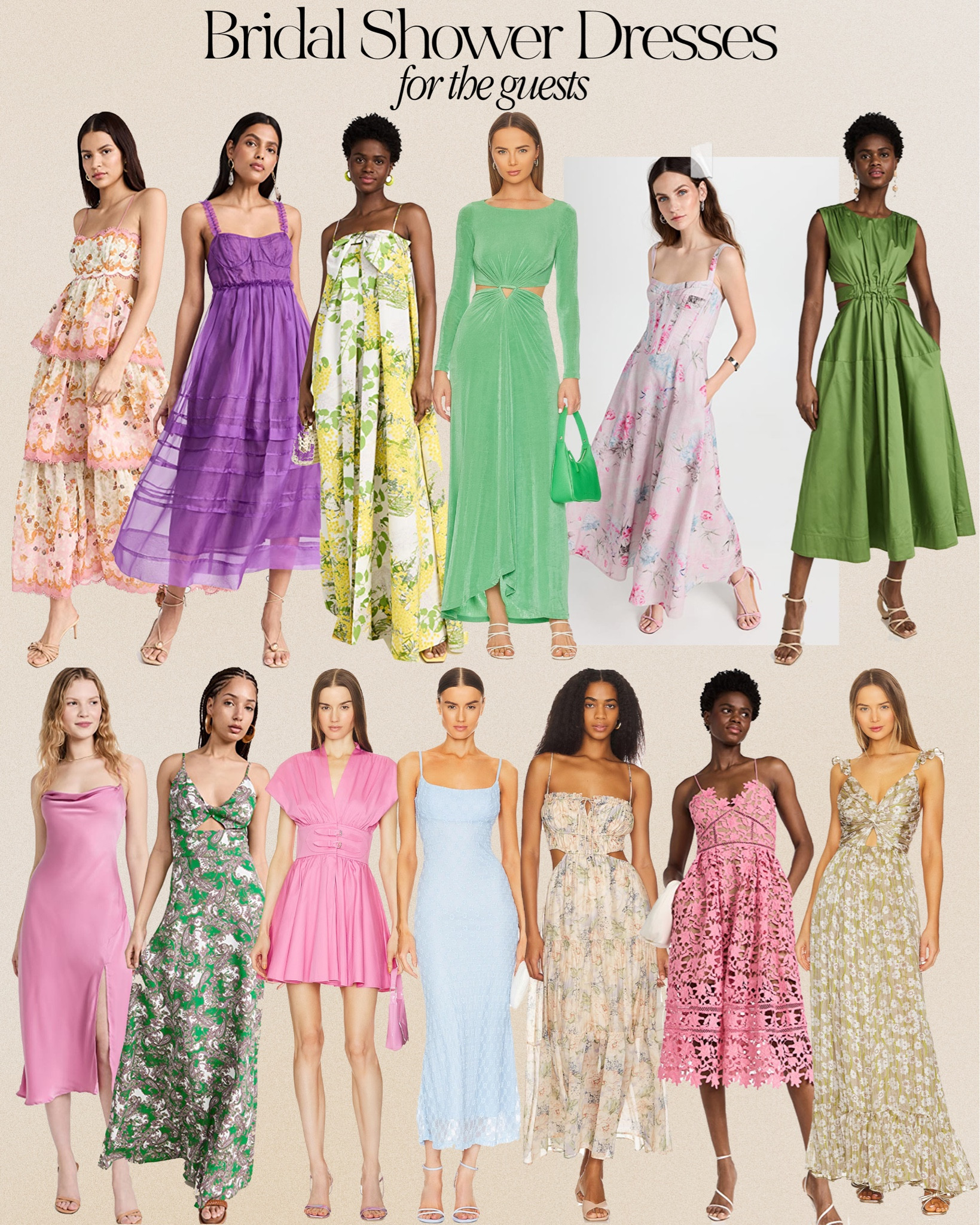 Bridal shower dresses for the guest 💐