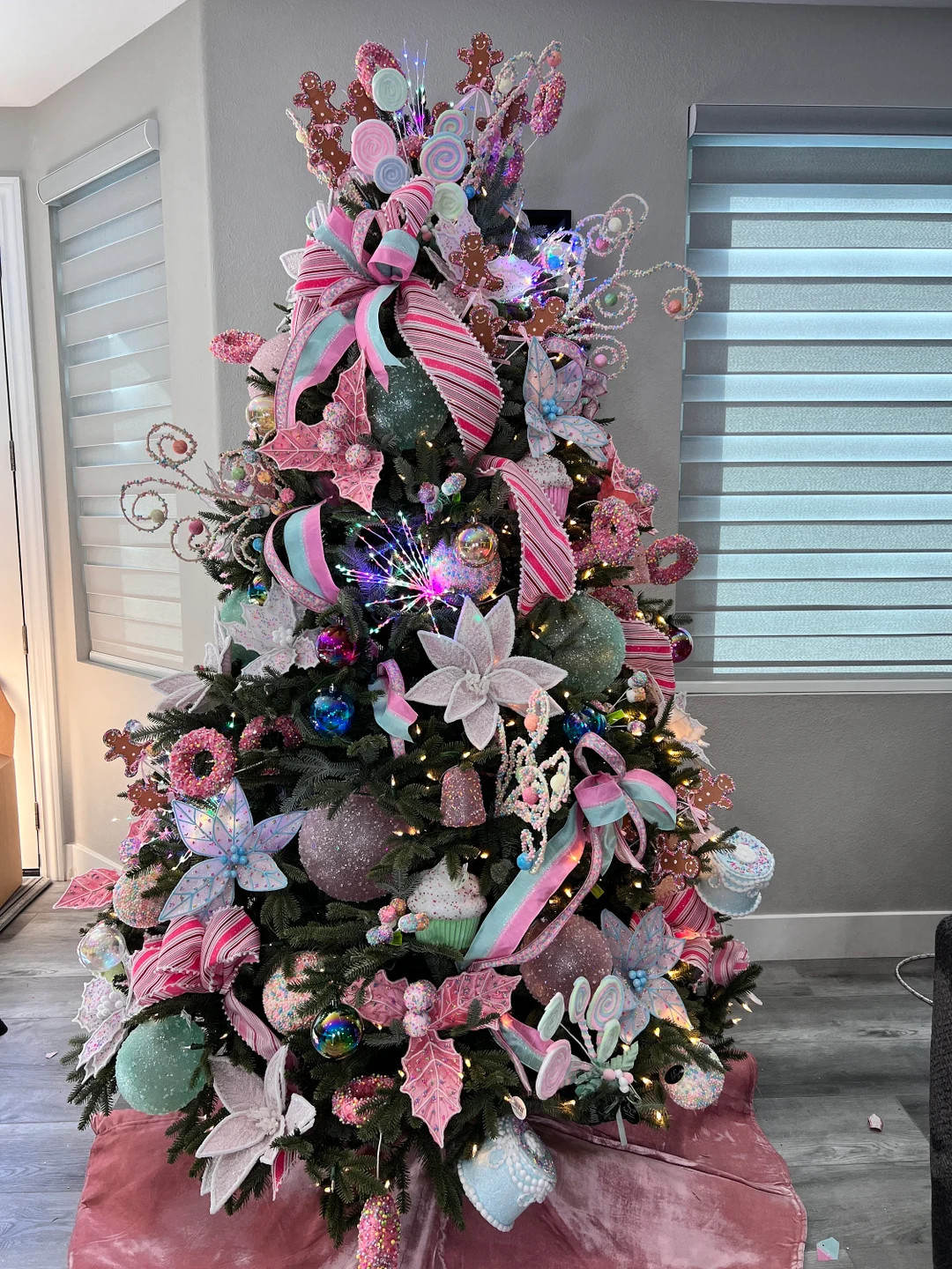 Sprinkles Candy Christmas Tree Bundle Kit, Gumdrops Candy Tree Decor, Pastel Sweets Theme Tree De... | Etsy (US)