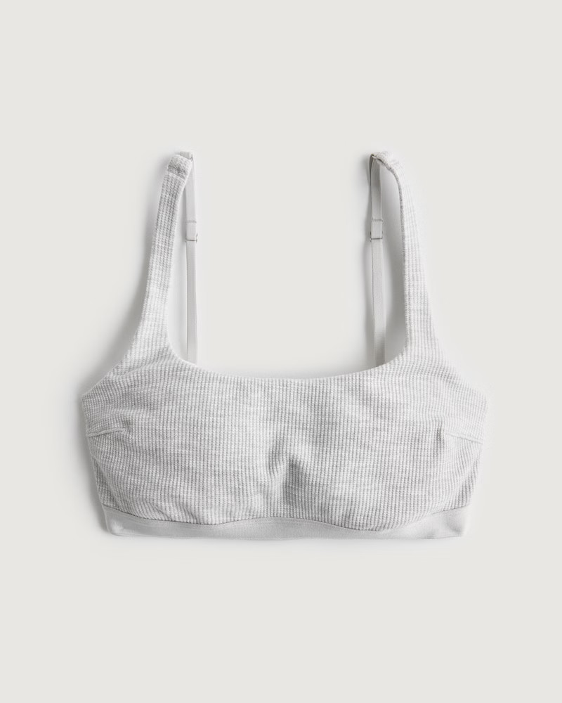 Women's Gilly Hicks Waffle Lounge Bralette | Women's Sleepwear & Loungewear | HollisterCo.com | Hollister (UK)