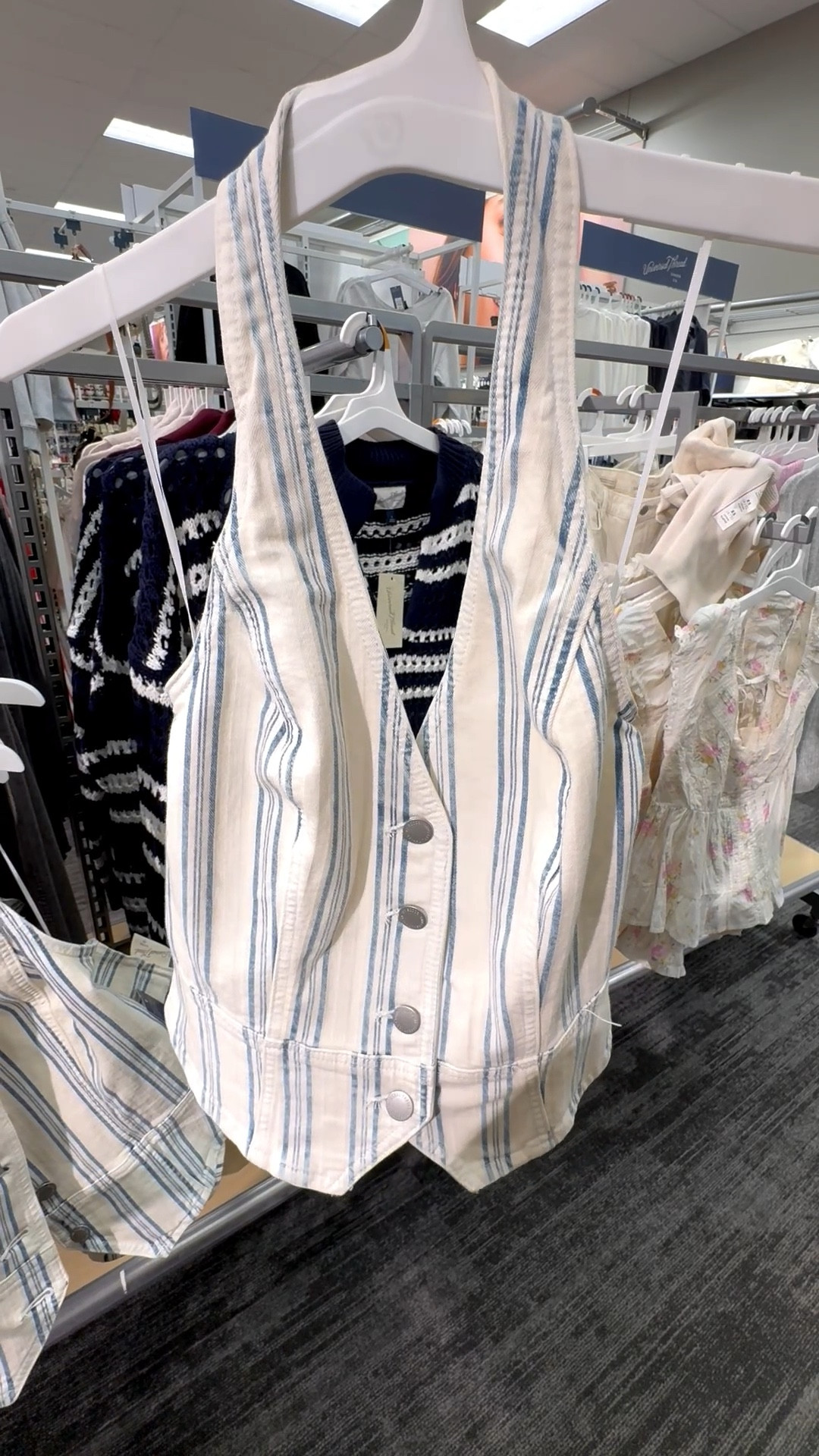 Target Halter Denim Top | Striped Halter Top | Spring Style

#LTKootd #LTKSeasonal