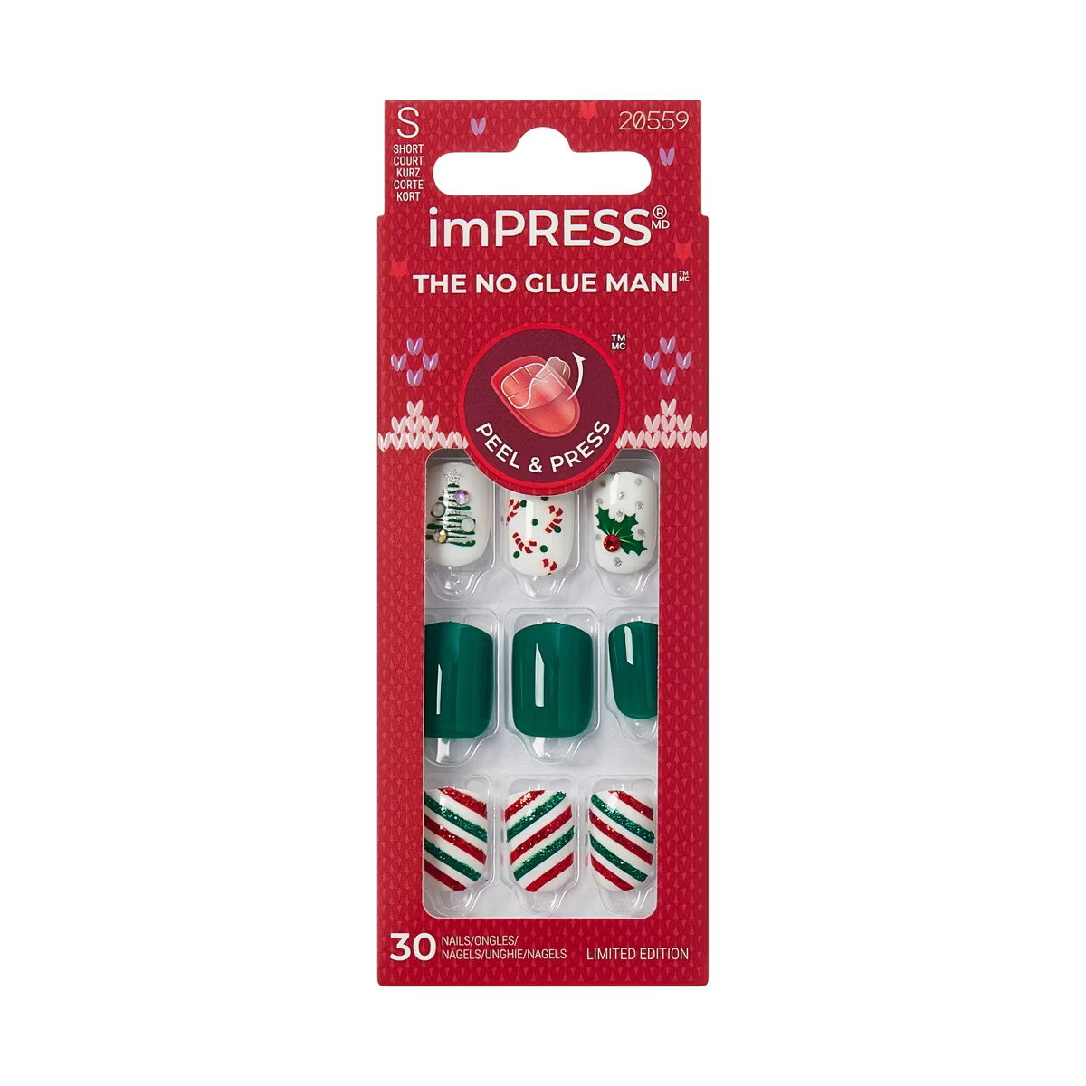 imPRESS Press-On Manicure No Glue Fake Nails - Sugarplum - 33ct | Target