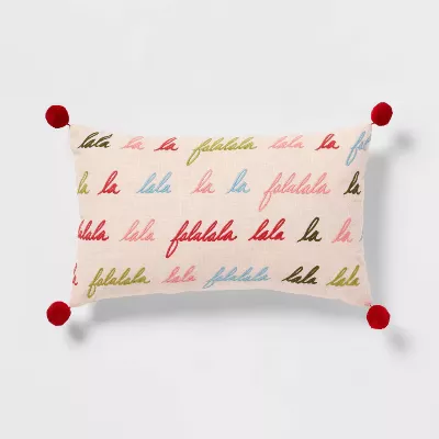 Fa la la outlet pillow target