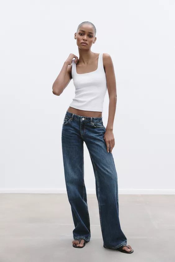 WIDE STRAP TANK TOP | Zara US