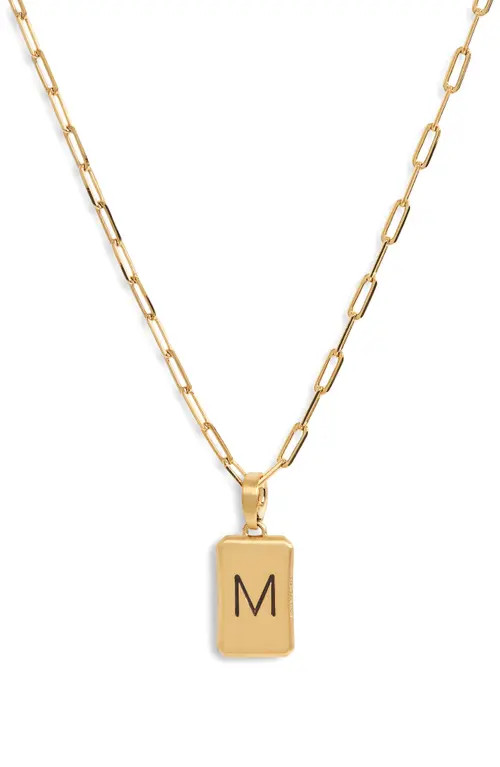 Dean Davidson Initial Pendant Necklace in Gold M at Nordstrom | Nordstrom