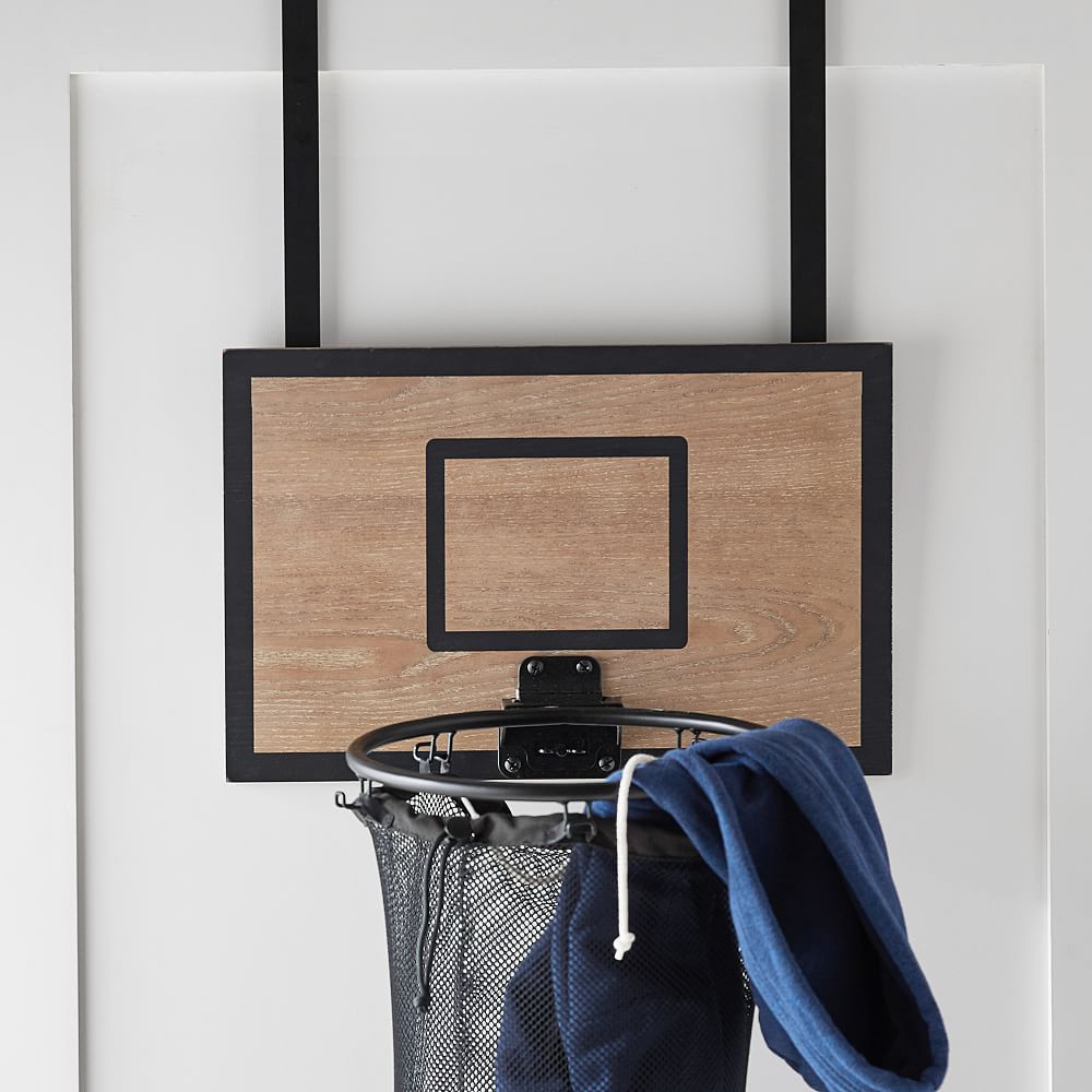 Basketball Hoop Over The Door Hamper | Pottery Barn Teen