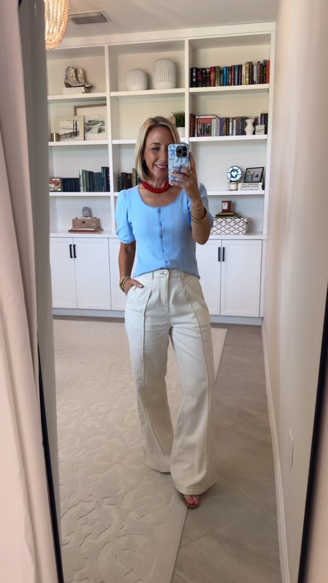 Walmart - new denim and tops (all under $27). High Rise Drapey Pleated Wide Leg Jeans - size XS. $24.98. 30" Inseam. Pointelle Top - size XS. $14.98. 4 colors.

#LTKOver40 #LTKSeasonal