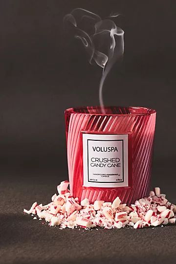 Voluspa Candy Cane Boxed Candle | Anthropologie (US)