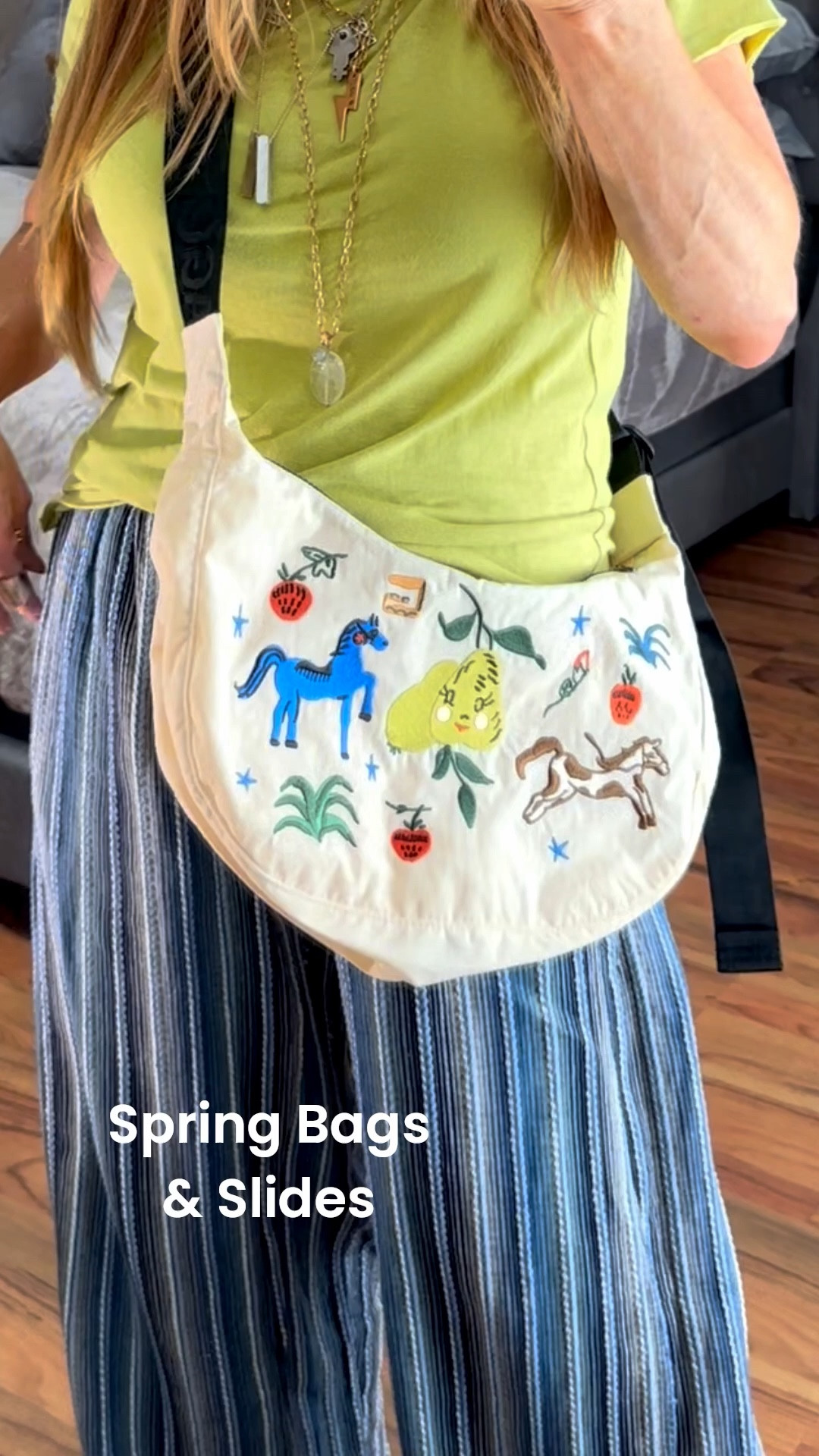 Trending Jelly slides ( and these are the best dupes !) paired with an amazing “ on the go” crossbody = spring ready ! 

#LTKmomlife #LTKOver40 #LTKootd