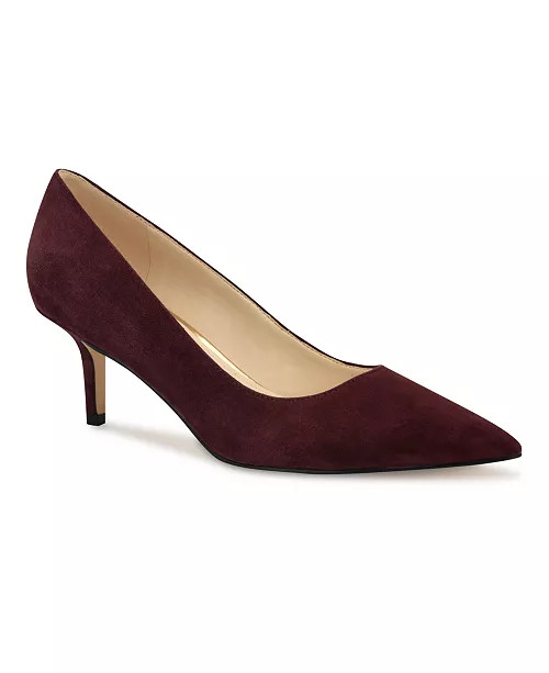 Nine West Women's Arlene Kitten Heel Pointy Toe Pumps - Macy's | Macy's