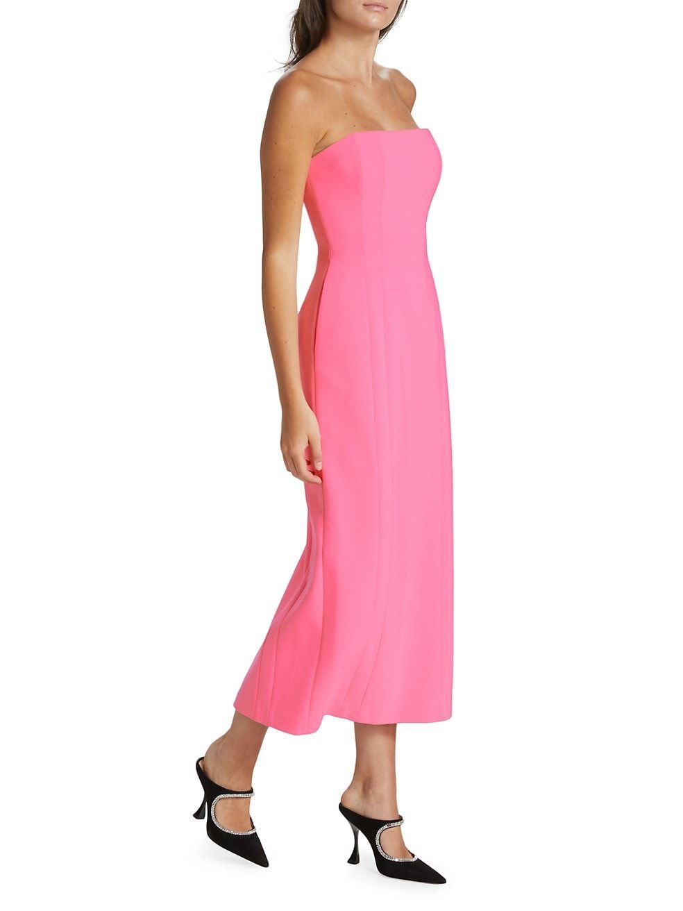 Elizabeth Strapless Midi-Dress | Saks Fifth Avenue