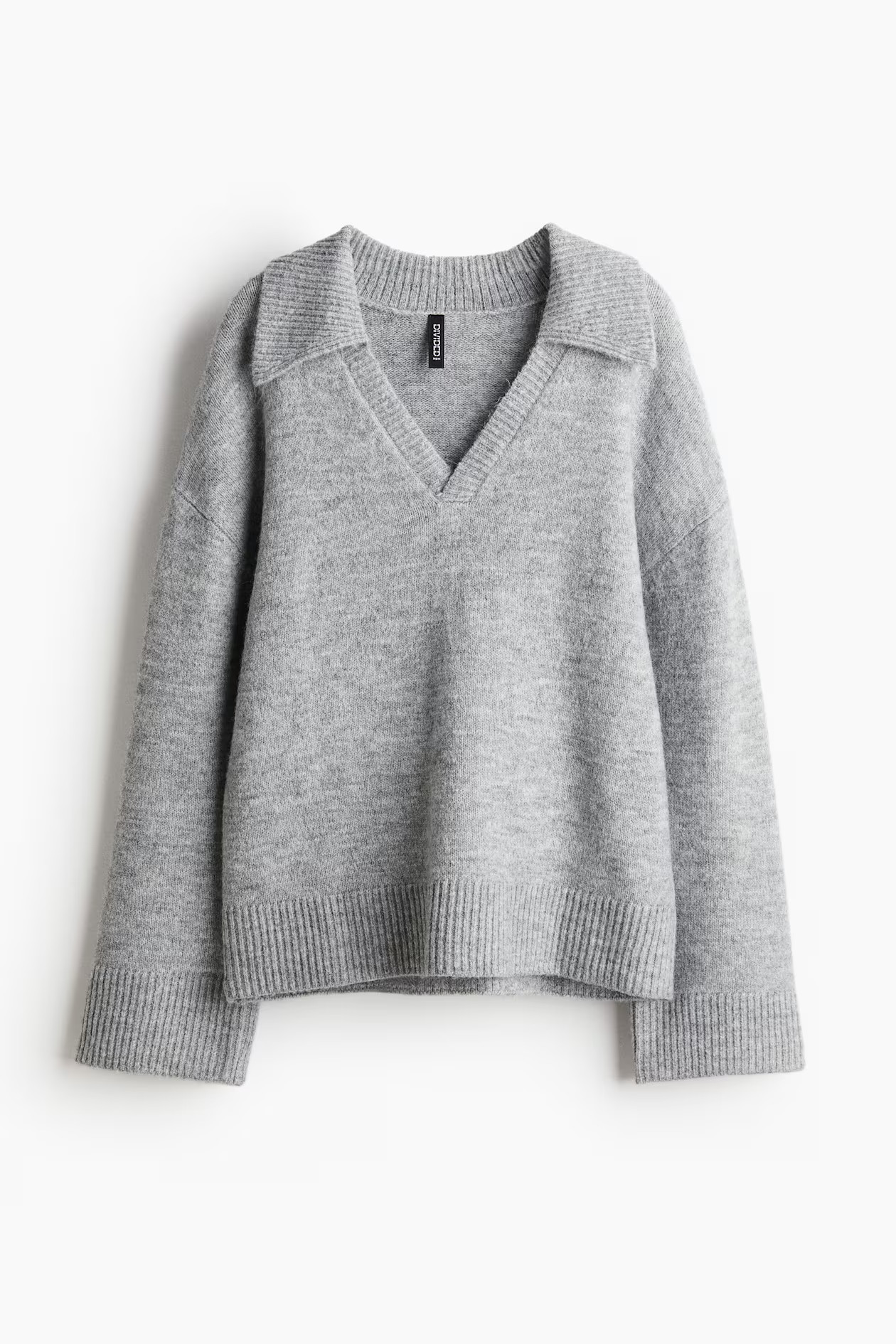 Fine-Knit Sweater with Collar | H&M (US + CA)