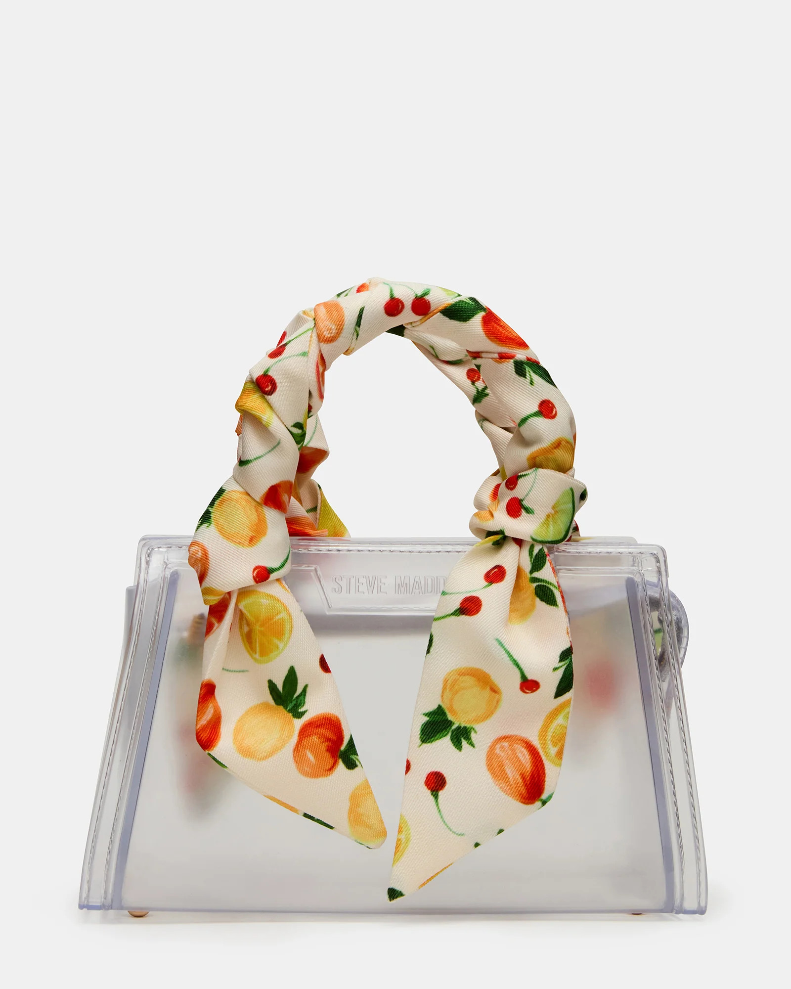 PEACH Jelly Bag Clear Mini Crossbody Top-Handle Handbag | Steve Madden (US)