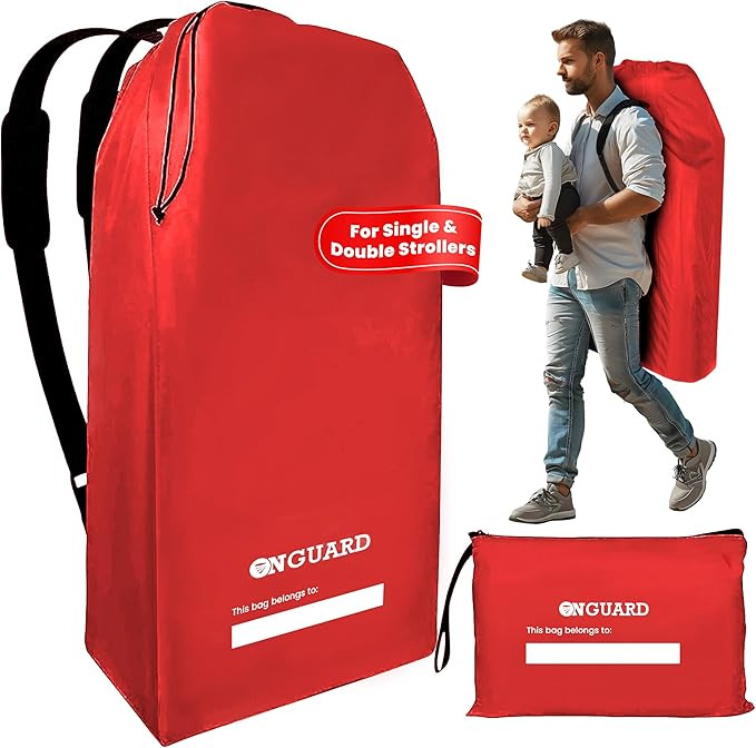 ONGUARD Waterproof Single and Double Stroller Bag for Airplane - Travel Stroller Cover for Air Tr... | Amazon (US)