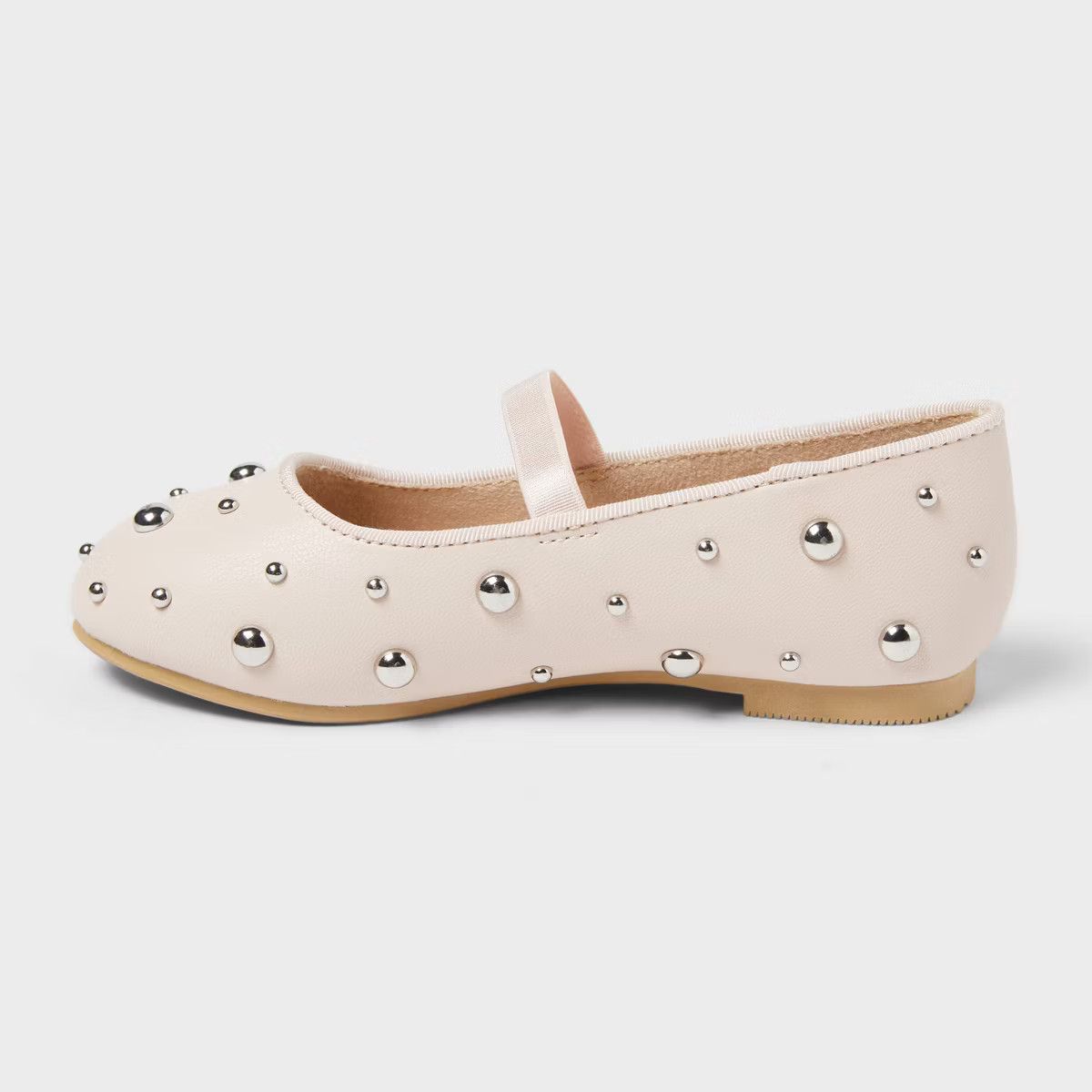 Toddler Heather Stud Ballet Flats - Cat & Jack™ Blush | Target