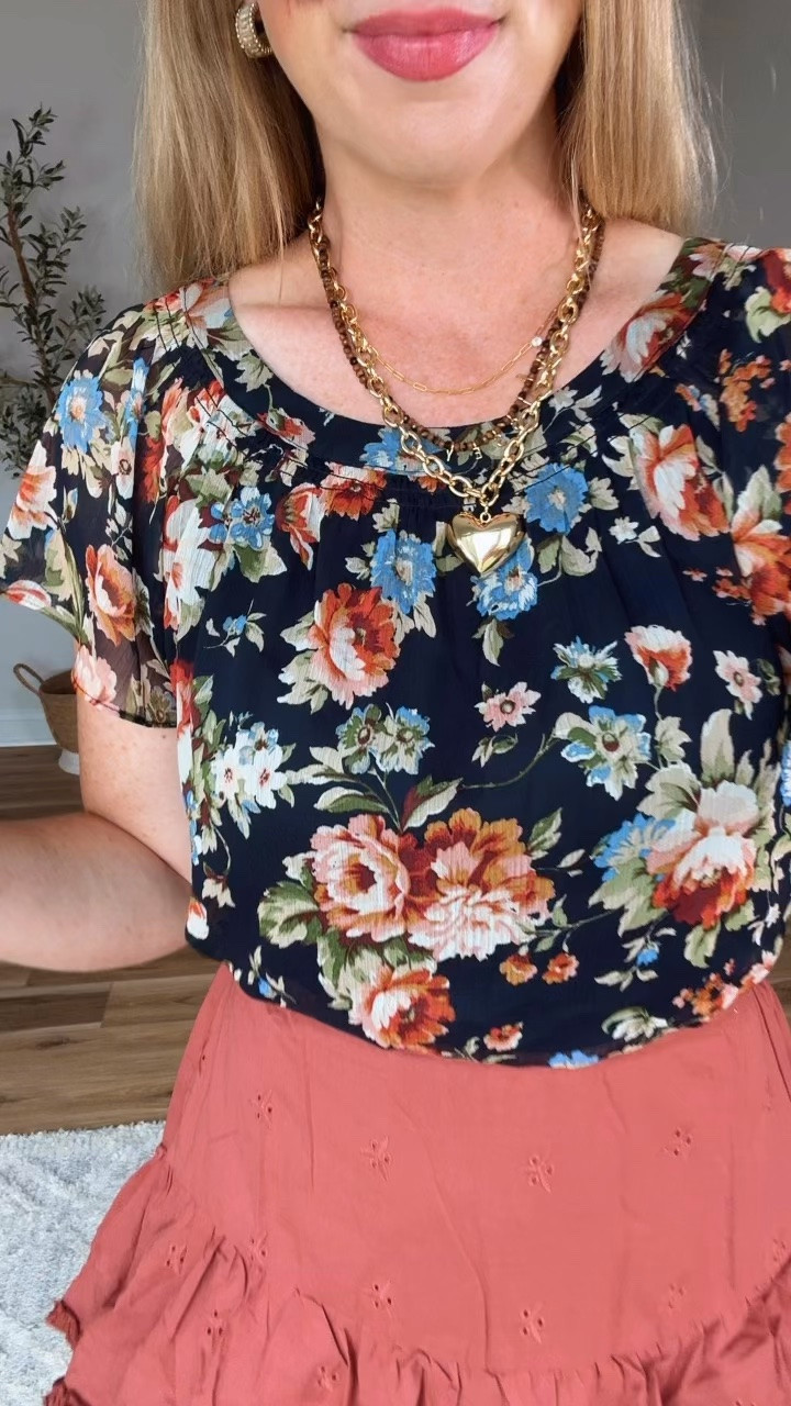 Kohls try on, kohls outfit, floral top, tiered midi skirt @kohls

#LTKootd #LTKSaleAlert