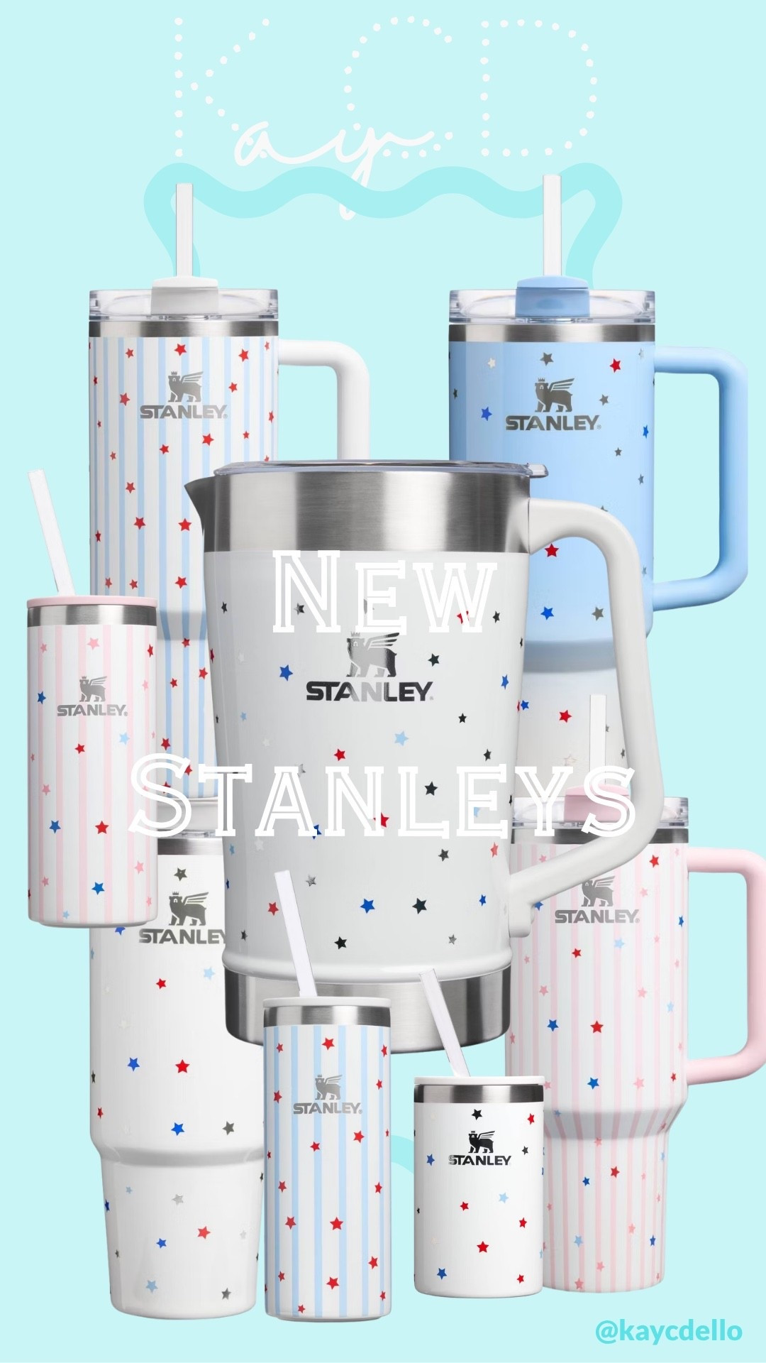 NEW Stanley drop and I fear I need every single one 🇺🇸✨ the stripes + stars are TOO cute for summer and Memorial Day and Fourth of July!! ❤️🤍💙 #LTKFindsUnder50 #LTKSeasonal #StanleyCup #StanleyTumbler #SummerEssentials #TargetFinds #AmazonFinds #FourthOfJuly #HydrationGoals #LTKHom

#LTKmomlife #LTKselfcare #LTKgrwm