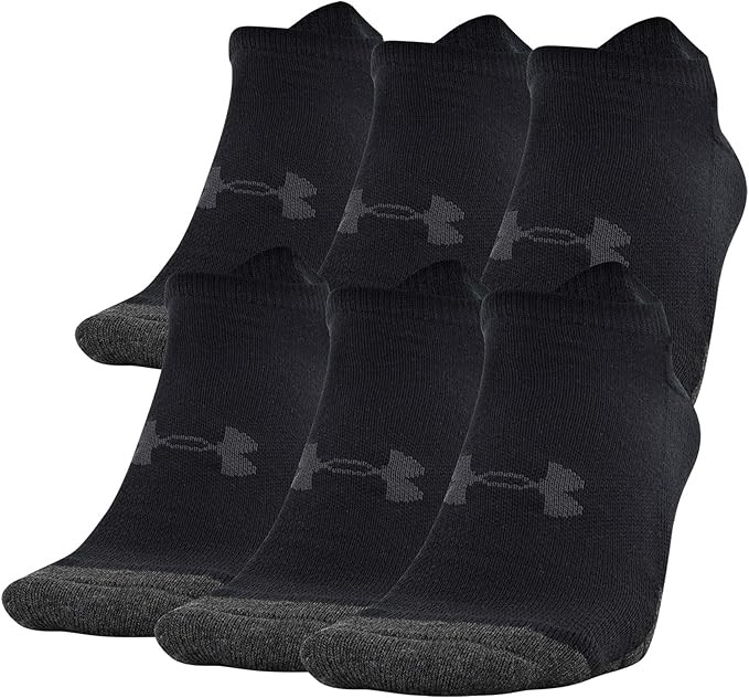 Under Armour Adult Performance Tech No Show Socks, 6-Pairs | Amazon (US)
