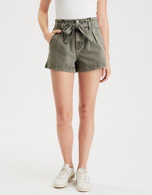 AE Paperbag Mom Shorts | American Eagle Outfitters (US & CA)