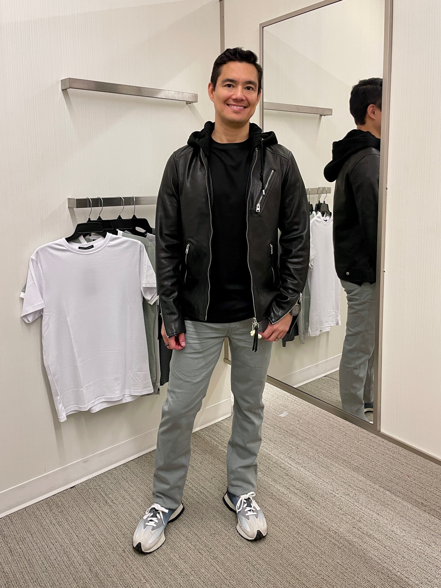 Nordstrom Anniversary Sale for men ✨ We love this leather jacket with the detachable hoodie ⚡️ Paige jeans are our favorite for the perfect fit for menswear. The hubby loved these Paige jeans in this cool grey color. We like to invest in new jeans, shirts and outerwear during the sale for him. Sharing our favs and the best brand for men’s tshirts. Trust me, the quality is so good!

Menswear, men’s fashion, men’s outfit, men’s style, men’s jeans, men’s T-shirt, men’s polo, leather jacket, sale, NSale, The Stylizt 

#LTKxNSale #LTKMens #LTKSummerSales