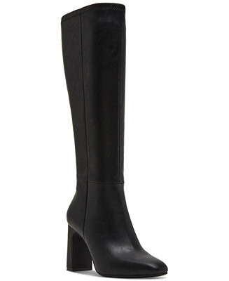 Madden Girl Wisee Block-Heel Knee-High Dress Boots - Macy's | Macy's