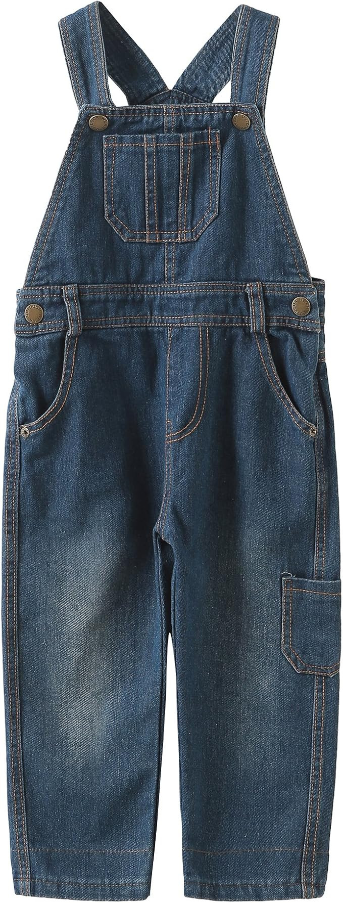 GRANDWISH Boys Casual Denim Bib Overalls 3T-10 | Amazon (US)