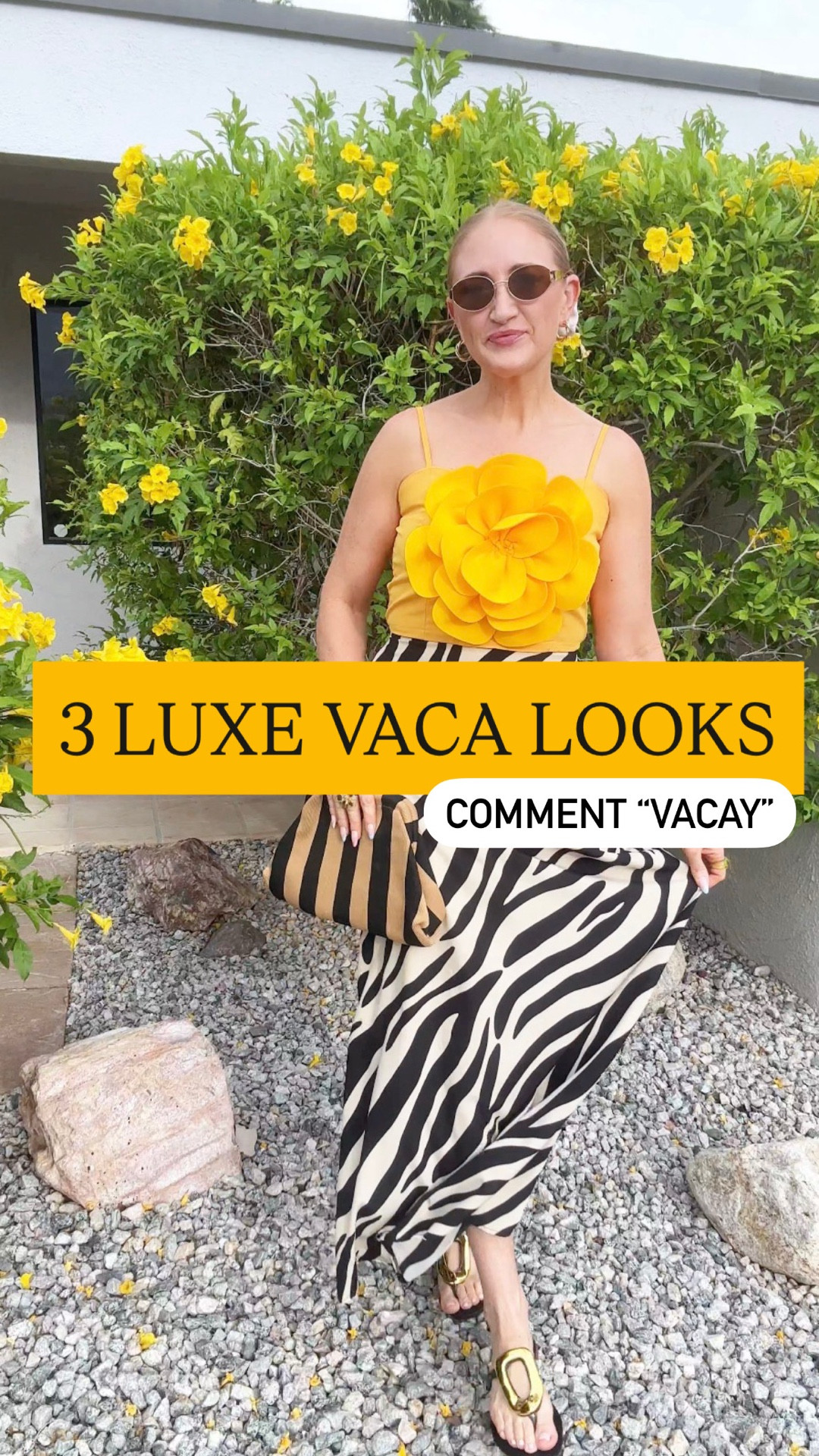 The Viral Vacation Dresses for 2026! 🍋🥥

I’m 5’7” 140 lbs wearing size M in all pieces.

These are perfect for beach dinners or a European summer.

STYLING TIP: I paired this with neutral sandals to let the yellow pop, but it would look so cute with gold heels for a summer wedding!
Shop the exact look + sizing details below! 🛍️"

#LTKTravel #LTKStyleTip #LTKunder100 #VacationOutfit #ResortWear #YellowDress #SummerFashion2026 #BrightsNotBeige

Yellow vacation dress 2026, resort wear aesthetic, summer dress with 3D floral, European summer outfit, lemon yellow midi dress, beach vacation style, fair skin summer colors, colorful wedding guest dress.