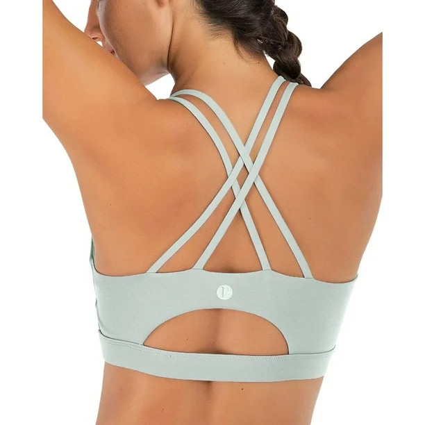 RUNNING GIRL Sports Bra for Women Medium Support Yoga Workout Bra with Removable Cups - Walmart.c... | Walmart (US)