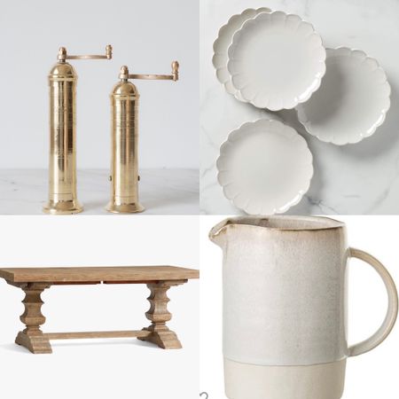 Sharing some best sellers and kitchen faves today!

Plates, bowls, dining table, dining chair, pepper mill, farmhouse style, French farmhouse 
Amazon, Pottery Barn, Walmart, Ballard Designs 

#LTKhome #LTKunder50 #LTKunder100