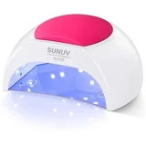 SUNUV SUN2C 4 Timer Settings, LED Curable 48W LED Nail Dryer for Gel Polish with Silicone Pad, Pi... | Walmart (US)