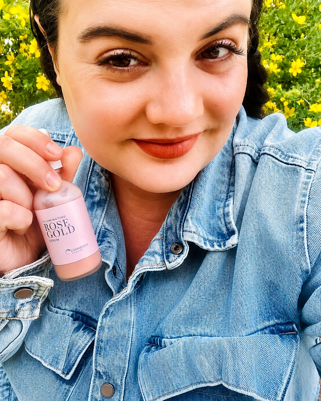 🌹✨ The serum that replaced my highlighter this summer! ✨🌹

This has genuinely become one of my all-time favorite products from Cosmedica Skincare and a staple in both my skincare and makeup routines.

I’ve been wearing the Rose Gold Serum on my bare skin all spring, and it will absolutely be coming with me all summer long too! ☀️

What I love most is how versatile it is. You can wear it alone for a natural, dewy glow or apply it under or over makeup for a soft, luminous finish. I simply add 1–2 drops to the high points of my face, and it gives the prettiest glow.

In fact, I’ve pretty much replaced my highlighter palette with this serum!

Not only does it give an instant radiance, but it also contains hyaluronic acid to help hydrate the skin and combat dryness. 

Living in Colorado, where summers are hot and dry, hydration is always a priority. 

It was in the 90s when I took these photos, so products that help keep my skin looking fresh and hydrated are a must. 💧

The illuminating rose gold pigments add the most beautiful soft glow while still looking natural and effortless.

Whether I’m running errands, spending the day at the pool 🏊‍♀️, or heading to the lake, this serum is always part of my routine.

If you love glowy, healthy-looking skin, this is definitely one I recommend checking out.

#skincarefavorites
#skincareroutine
#glowingskin
#skincareessentials
#beautyroutine

#LTKselfcare #LTKBeauty #LTKstorytime