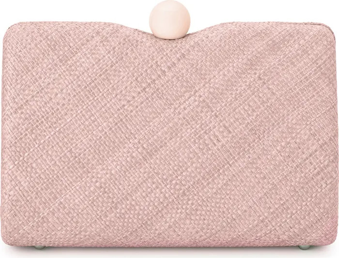Olga Berg Cece Straw Woven Box Clutch | Nordstrom | Nordstrom
