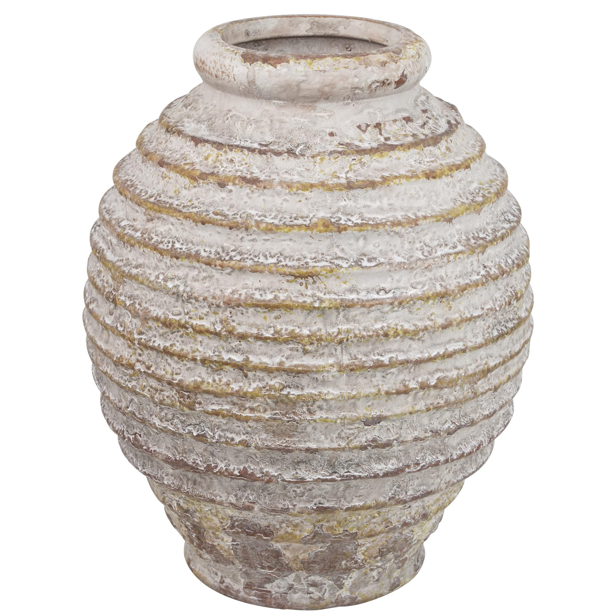 Farmhouse Flower Vase,Terracotta Vase,Rustic Vase and Vintage vase,Clay Vase for Hoom Decor,Suita... | Amazon (US)