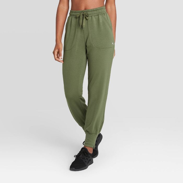 Women's Mid-Rise Cozy Jogger Pants - JoyLab™ | Target