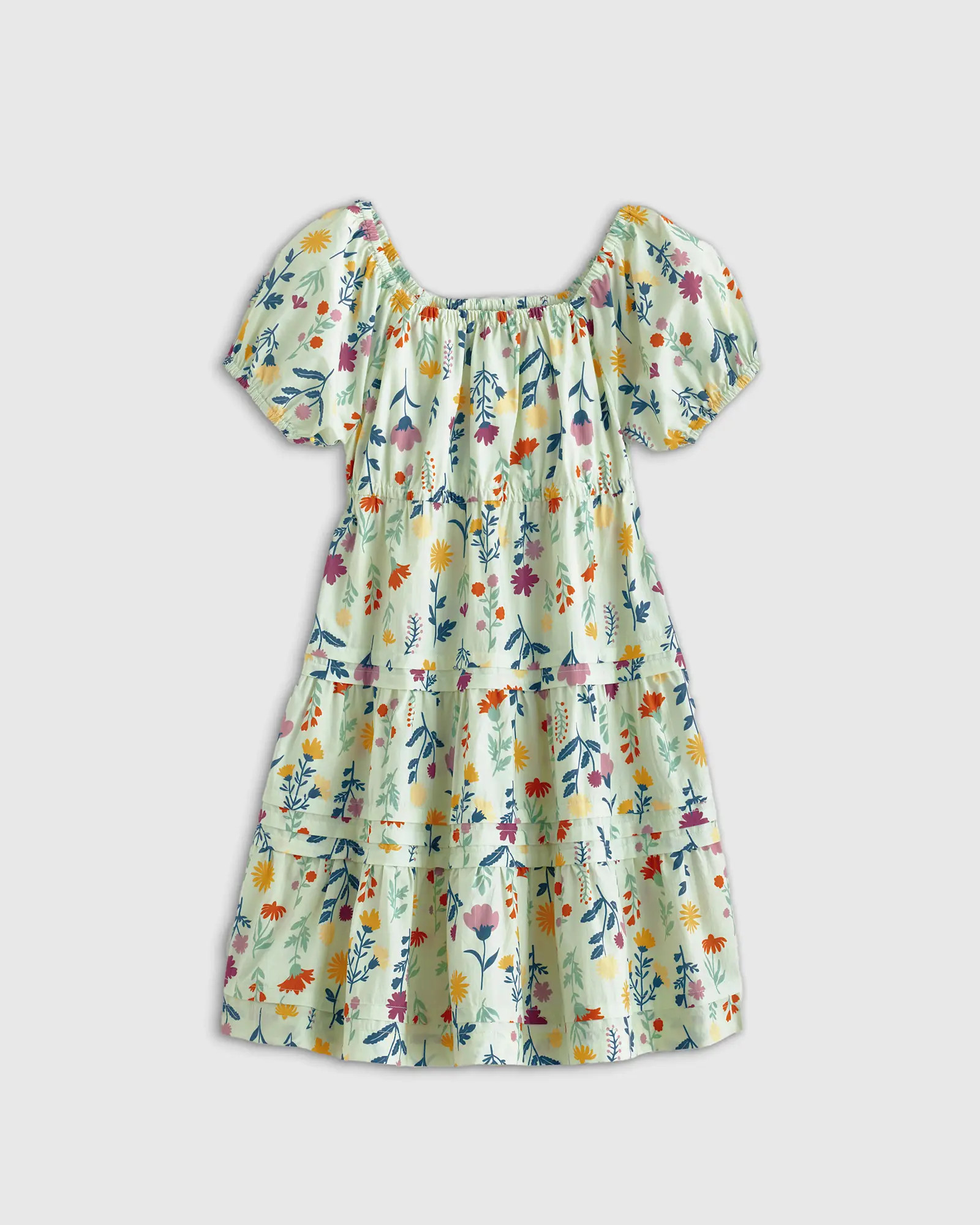 100% Organic Cotton Poplin Tiered Dress | Quince