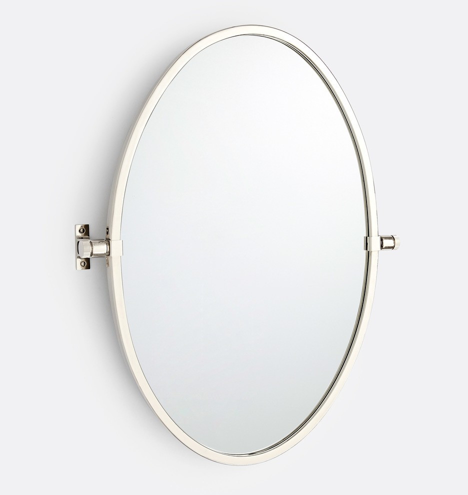 West Slope Oval Pivot Mirror | Rejuvenation