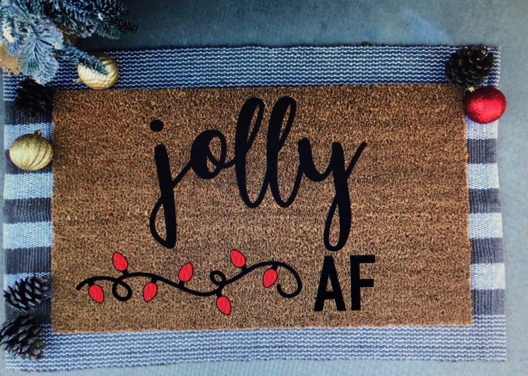 Jolly Af Doormat Funny Doormat, Cute Doormat, Home Decor, Doormats, Welcome Mat - Etsy | Etsy (US)