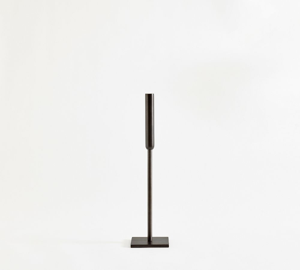 Marlow Candle Holder: Bronze: Medium Taper 16.25"" H | Pottery Barn (US)