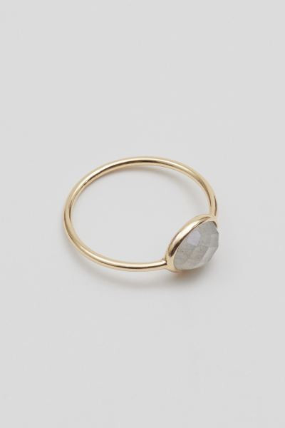 Ring aus Sterlingsilber mit Stein | H&M (DE, AT, CH, NL, FI)