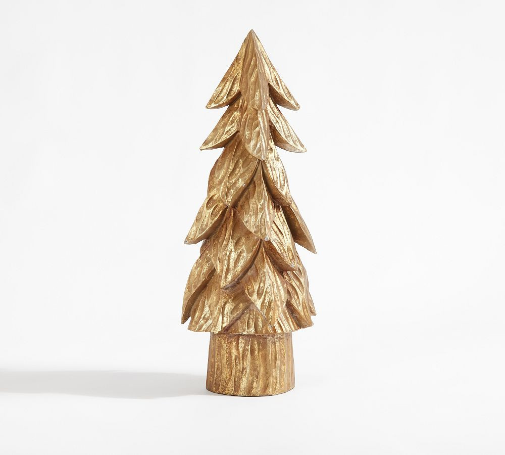 Handcrafted Gilded Wood Trees | Pottery Barn (US)