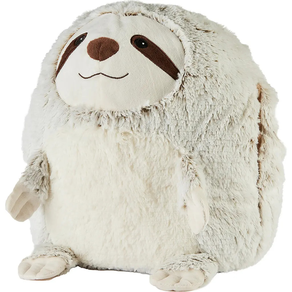 Warmies Supersized Sloth Hand Warmer Plush Toy in Light Brown at Nordstrom, Size Large | Nordstrom