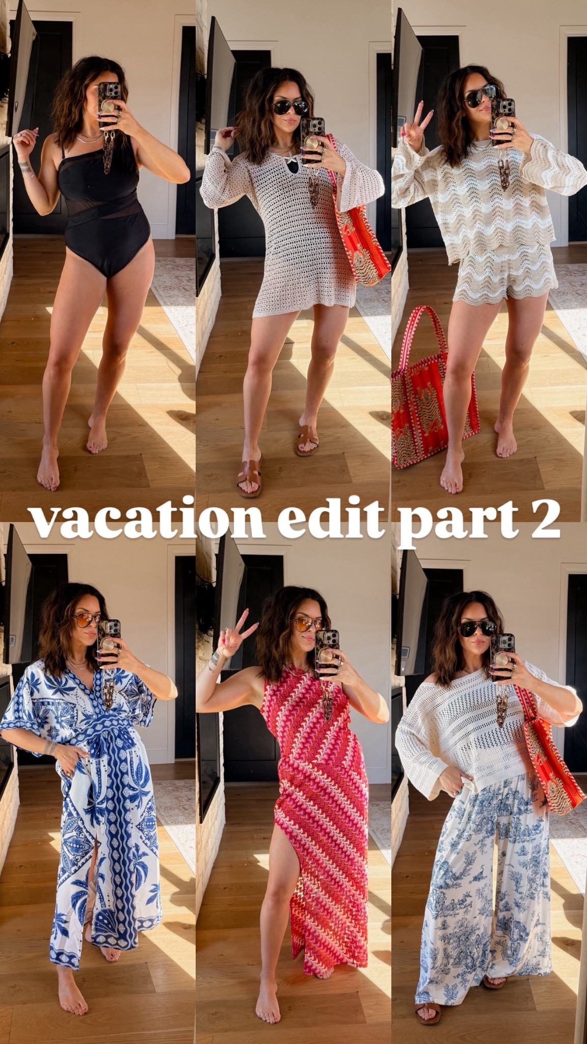 Vacation edit part 2
I get a large in all swim from Cupshe and XL in everything else. 

Code: BWC for 15% off $70+ & 20% off over $135+

#CupshexLexiRivera #CupsheIslandTime #cupshepartner @cupshe

#LTKSeasonal #LTKMidsize #LTKTravel