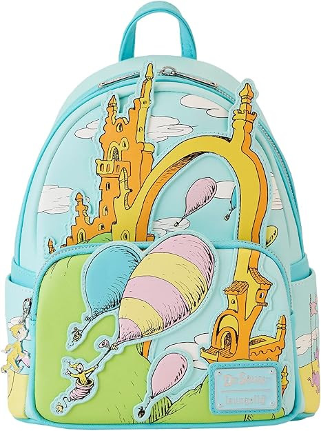 Loungefly Dr. Seuss 'Oh the Places You'll Go' Mini Backpack Multicolor | Amazon (US)