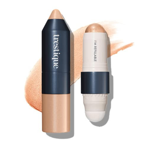 trestique Highlight Stick, Illuminator Makeup For Face, Highlighter Makeup Stick, Face Highlighter Bronzer - Refillable | Amazon (US)