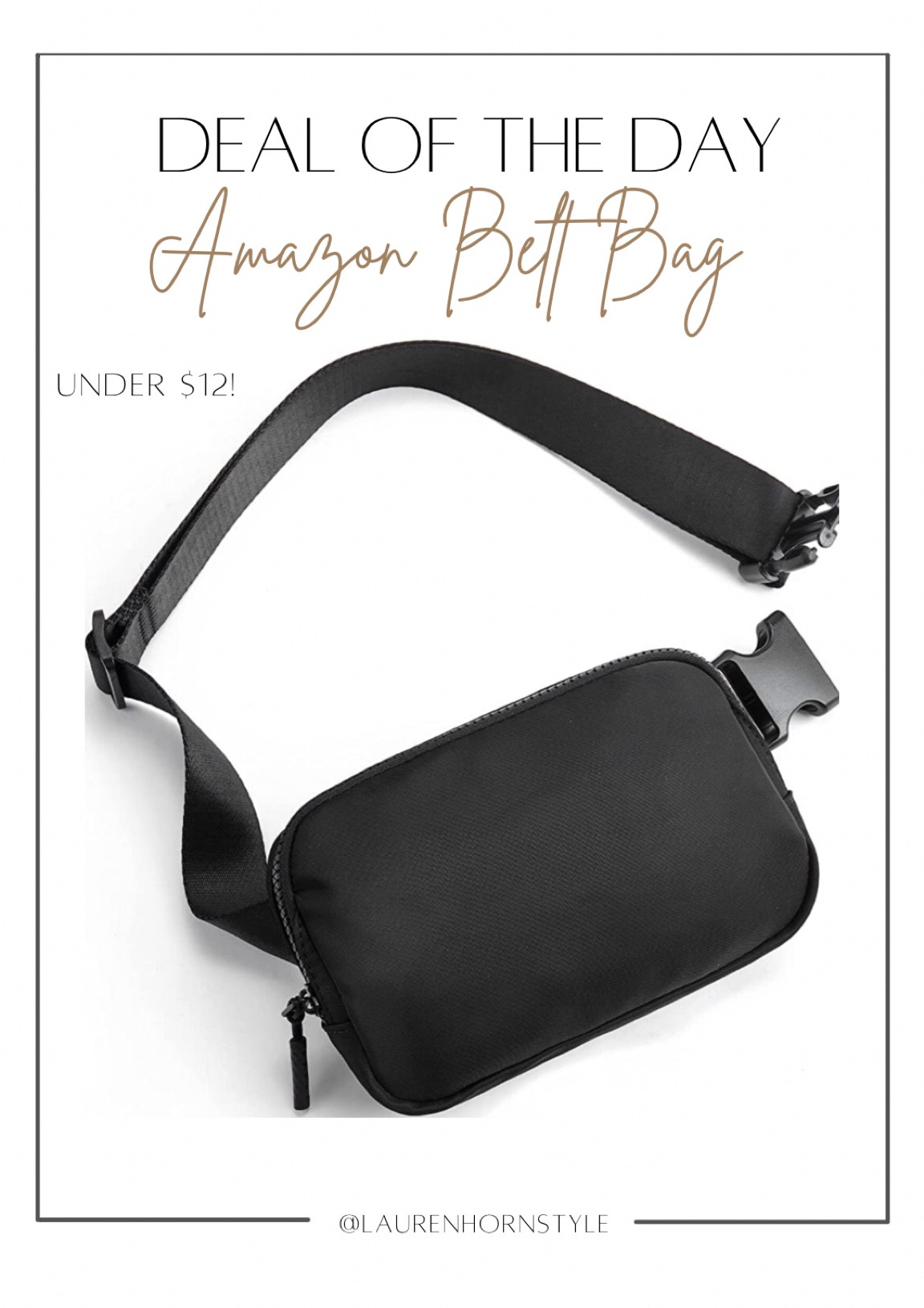 Amazon belt bag under $12!

#LTKtravel #LTKstyletip #LTKGiftGuide
