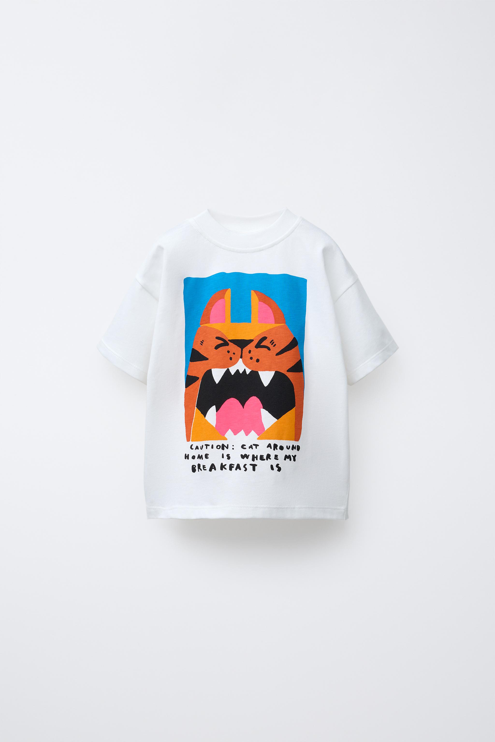 TIGER PRINT T-SHIRT | Zara US